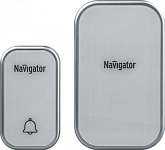 Звонок беспроводной электрический Navigator 80 506 NDB-D-AC03-1V1-WH