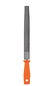Рашпиль полукруглый длина 200 мм, пластиковая рукоятка "Рубин" TDM