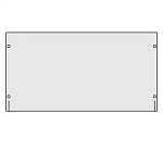 Панель сплошная, 19", высота 2 U для шкафов DAE/CQE DKC R5PRK2