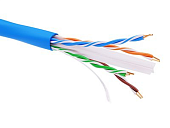 Информационный кабель неэкранированый U/UTP 4х2 CAT6A, LSZH, синий (кратно 500)