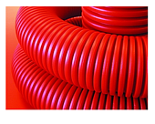 Труба гибкая двустенная д. 50мм, б/з цвет красный, DKC 120950 (кратно 100)