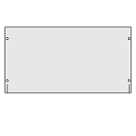 Панель сплошная, 19", высота 1 U для шкафов DAE/CQE DKC R5PRK1