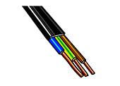 ВВГнг(А)-LS 3х6-0,66 пл.кабель ГОСТ  вывод из продажи (кратно 30)